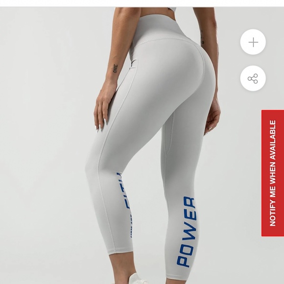 Brand New Firm Abs Cropped Leggings - Picture 3 of 4